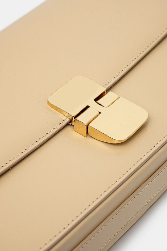 A.P.C. borsa a mano in pelle Sac Grace Shoulder beige PXBMW.F61615