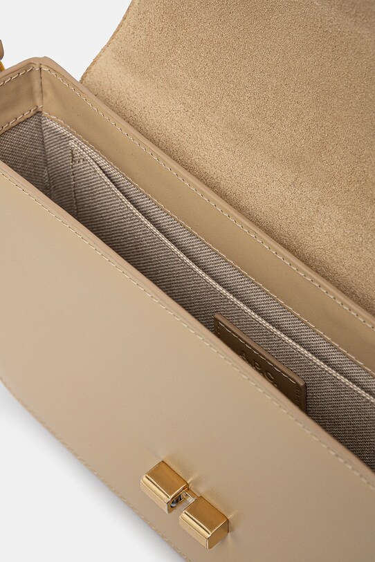 A.P.C. borsa a mano in pelle Sac Grace Shoulder PXBMW.F61615 beige