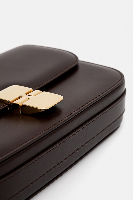A.P.C. torebka skórzana Sac Grace Shoulder brązowy PXBMW.F61615