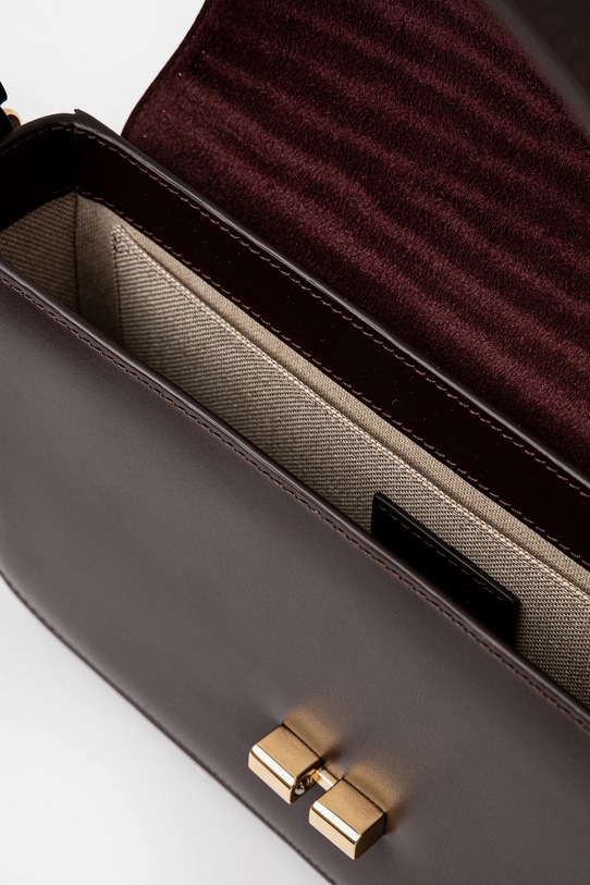 A.P.C. torebka skórzana Sac Grace Shoulder PXBMW.F61615 brązowy