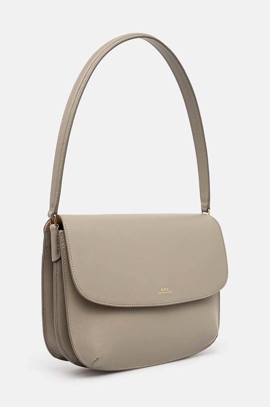 A.P.C. torebka skórzana PXAWV.F61526 zielony AA00