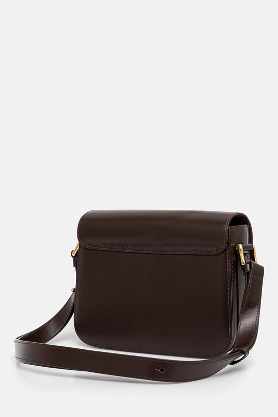 Akcesoria A.P.C. torebka skórzana PXBMW.F61412 brązowy