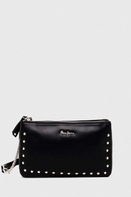 Чанта Pepe Jeans изкуствен черен PL031470.999
