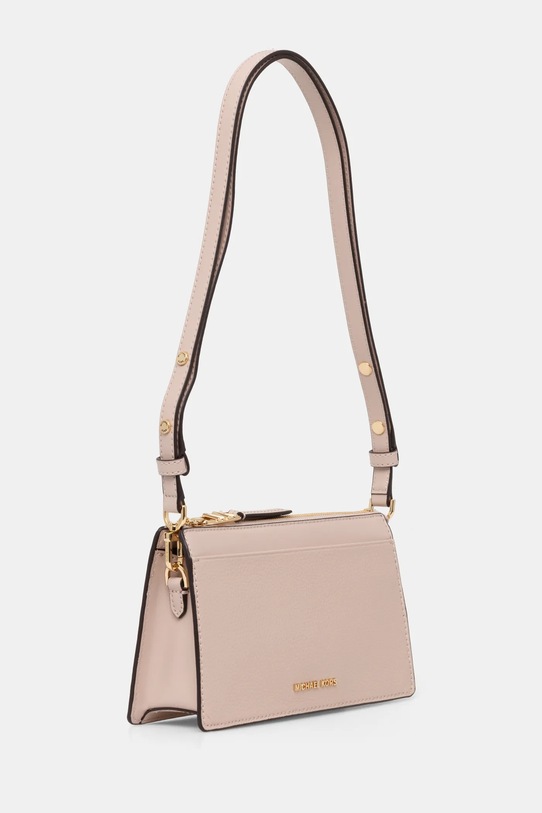 Kožená kabelka MICHAEL Michael Kors 32H3G8EC7L béžová SS25