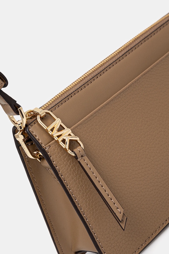 Kožna torba MICHAEL Michael Kors zelena 32H3G8EC7L