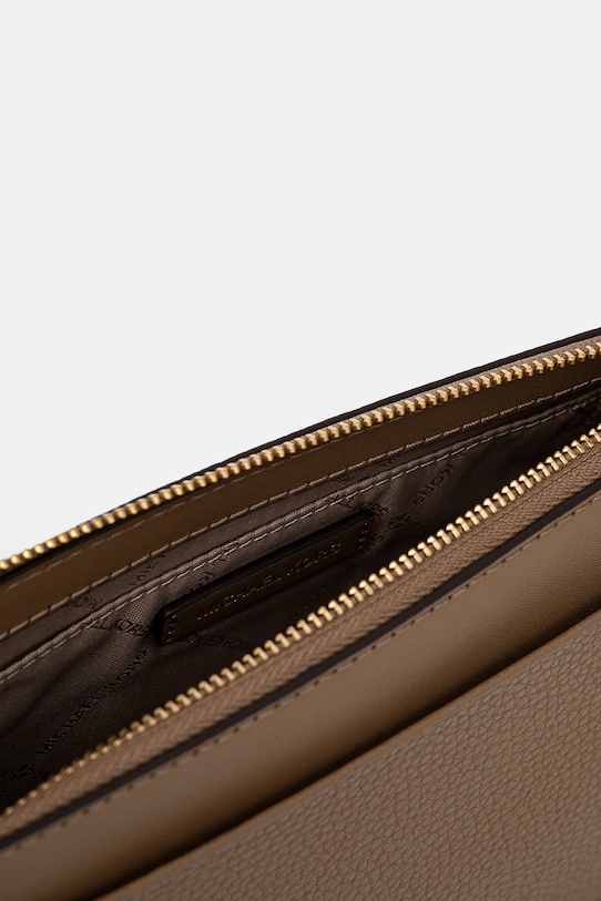 Kožna torba MICHAEL Michael Kors 32H3G8EC7L zelena