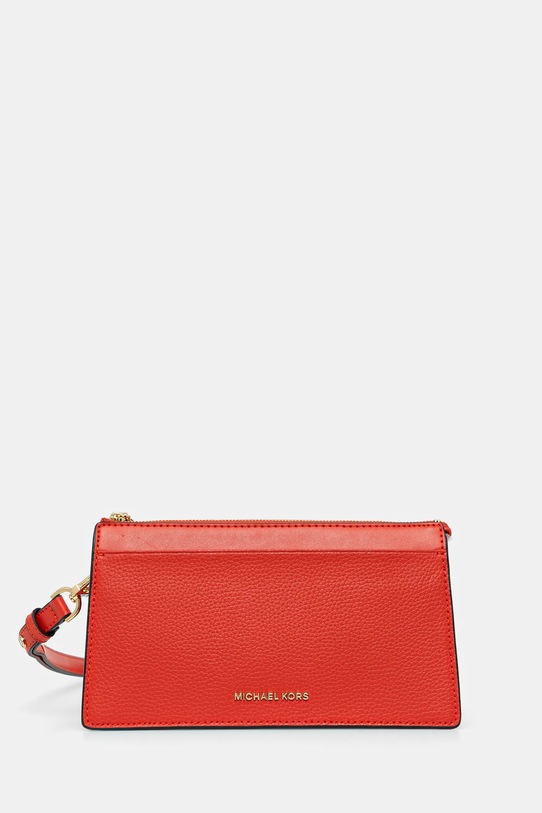 Kožená kabelka MICHAEL Michael Kors usňová koža červená 32H3G8EC7L