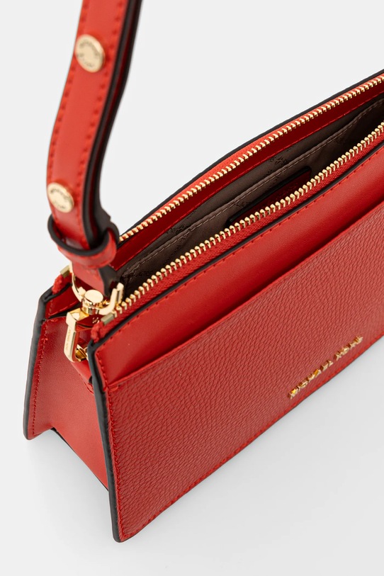 Kožená kabelka MICHAEL Michael Kors 32H3G8EC7L červená