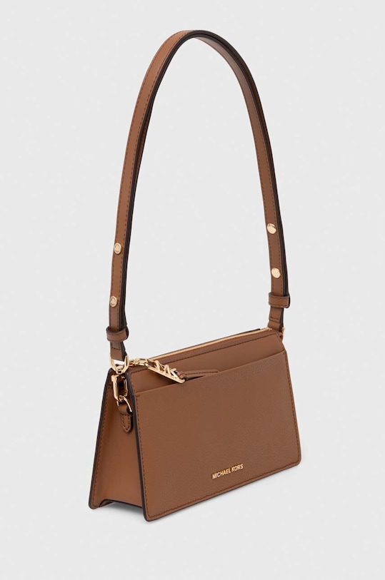 Kožená kabelka MICHAEL Michael Kors 32H3G8EC7L hnedá SS25