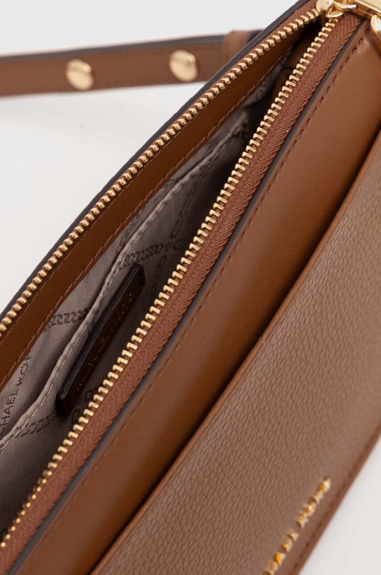 Kožená kabelka MICHAEL Michael Kors 32H3G8EC7L hnedá