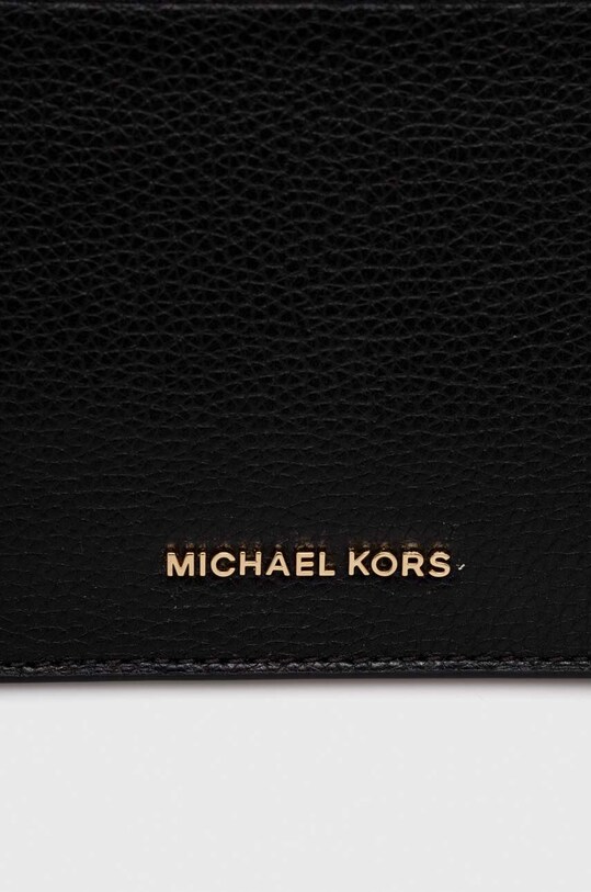 Kožená kabelka MICHAEL Michael Kors čierna 32H3G8EC7L
