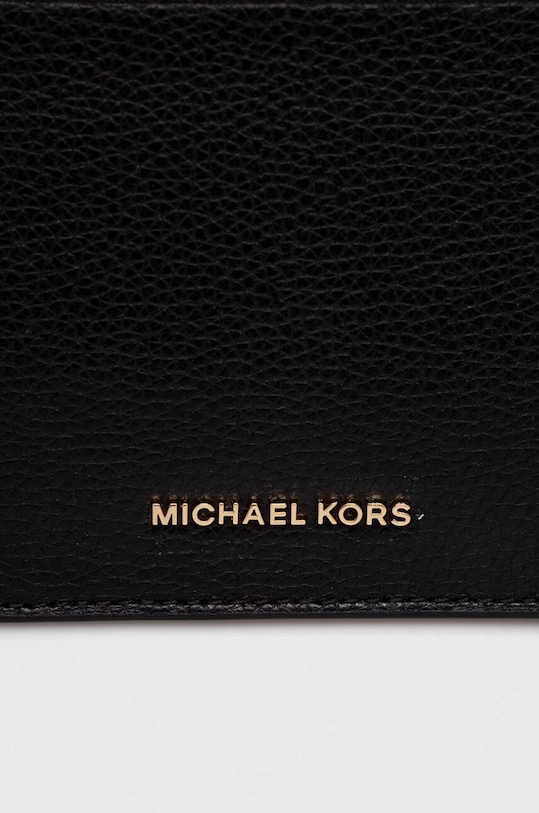 Kožená kabelka MICHAEL Michael Kors černá 32H3G8EC7L