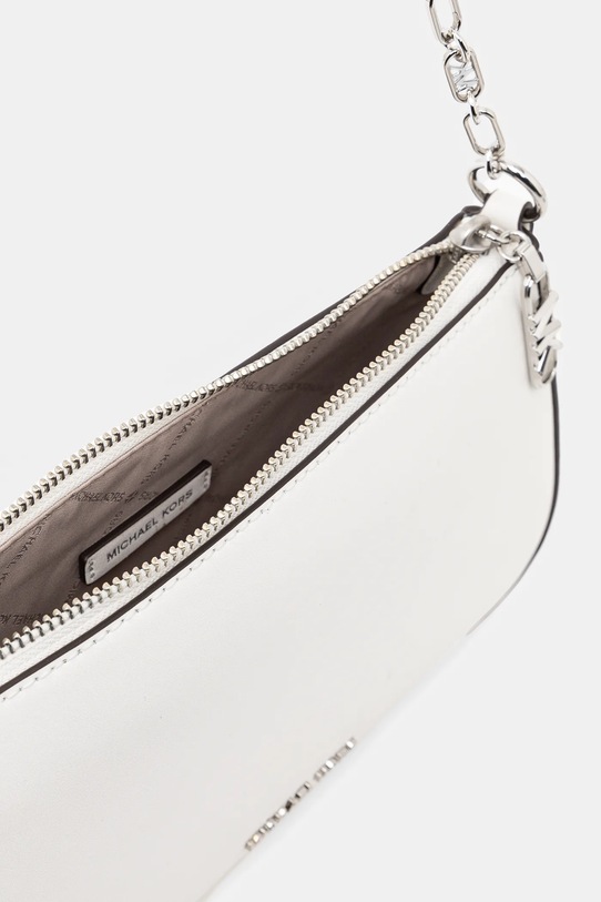 Kožená kabelka MICHAEL Michael Kors 32H3S8EW6L biela