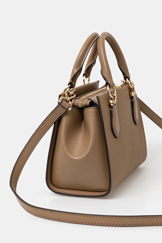 Akcesoria MICHAEL Michael Kors torebka skórzana 32S2G6AC1L beżowy