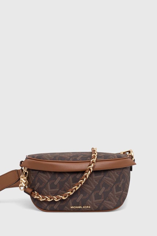 Τσάντα MICHAEL Michael Kors απομίμηση λείου δέρματος καφέ 30H3G04M0B