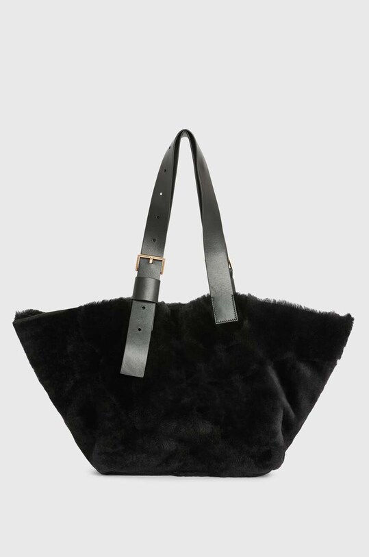 Аксесуари Шкіряна сумочка AllSaints Anik WB594Z чорний