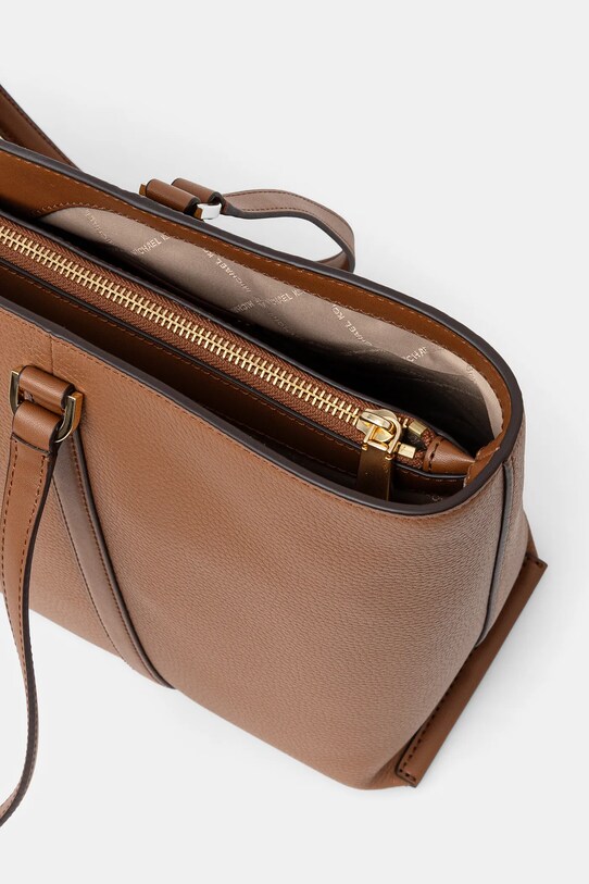 MICHAEL Michael Kors poseta de piele 30R4G1LT3L maro