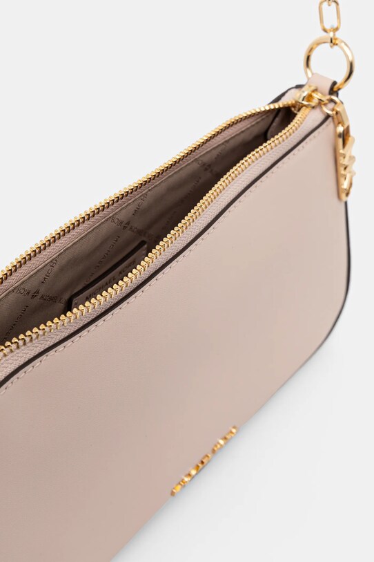 Шкіряна сумочка MICHAEL Michael Kors 32H3G8EW6L бежевий