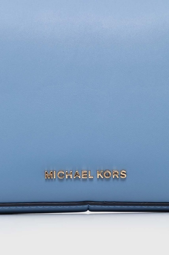 Kožna torba MICHAEL Michael Kors plava 32H3G8EW6L