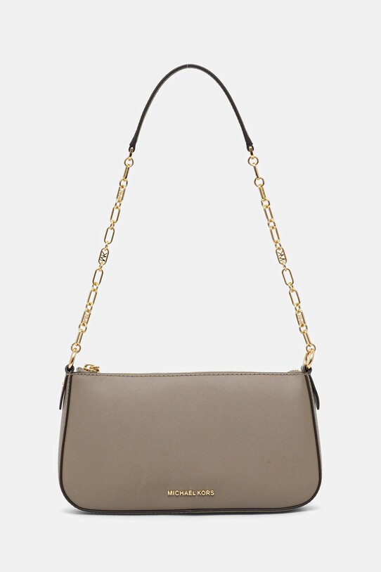 Kožená kabelka MICHAEL Michael Kors přírodní kůže béžová 32H3G8EW6L