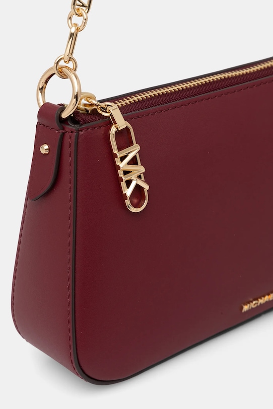 MICHAEL Michael Kors torebka skórzana bordowy 32H3G8EW6L