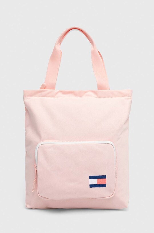 Kabelka Tommy Hilfiger nášivka růžová AU0AU01724.9BYX