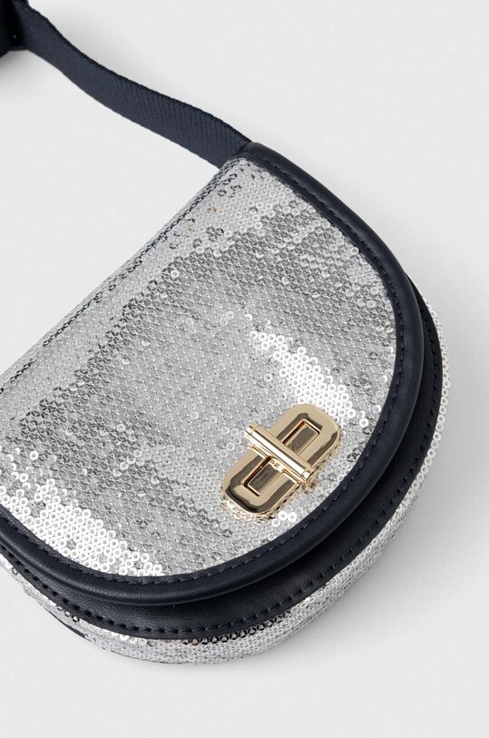 Παιδική τσάντα Tommy Hilfiger AW0AW15626.9BYX ασημί AW23