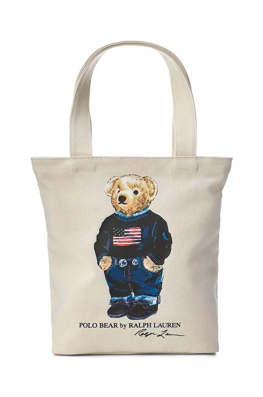 Dětská kabelka Polo Ralph Lauren potisk béžová 9AR021