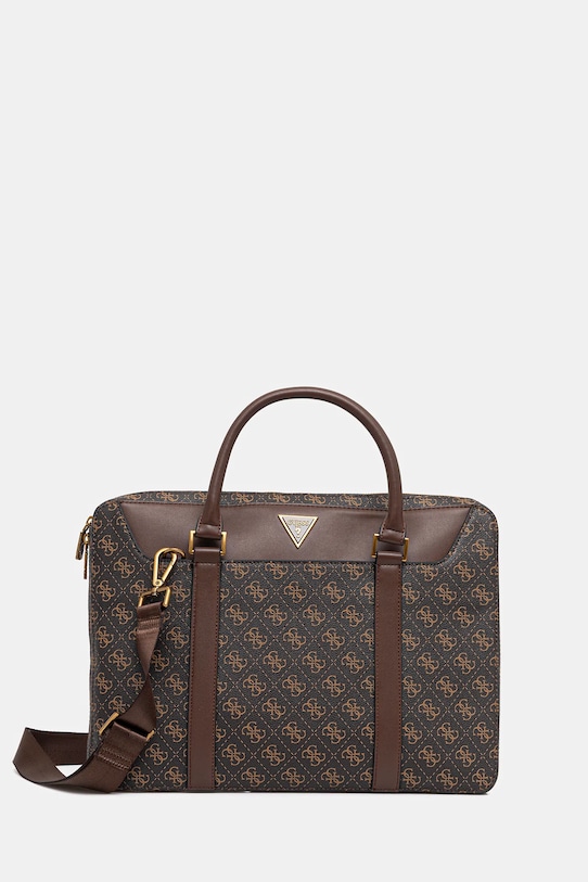 Guess torba VEZZOLA imitacja skóry licowej brązowy HMEVZL.P3138