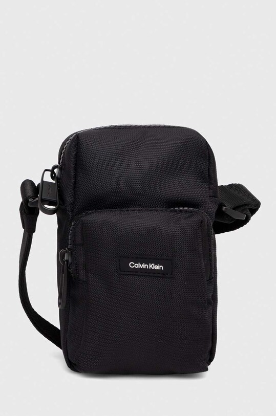 Calvin Klein saszetka nie mieści A4 czarny K50K510570