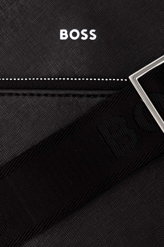 Кожена чанта през рамо BOSS черен 50483567
