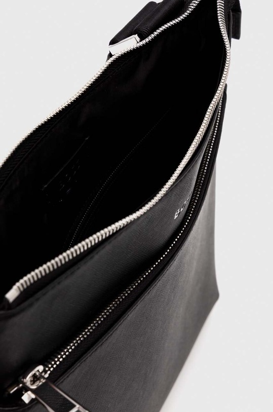 Кожена чанта през рамо BOSS 50483567 черен