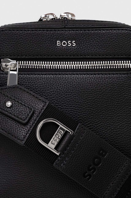 Kiegészítők BOSS bőr oldaltáska 50499028 fekete
