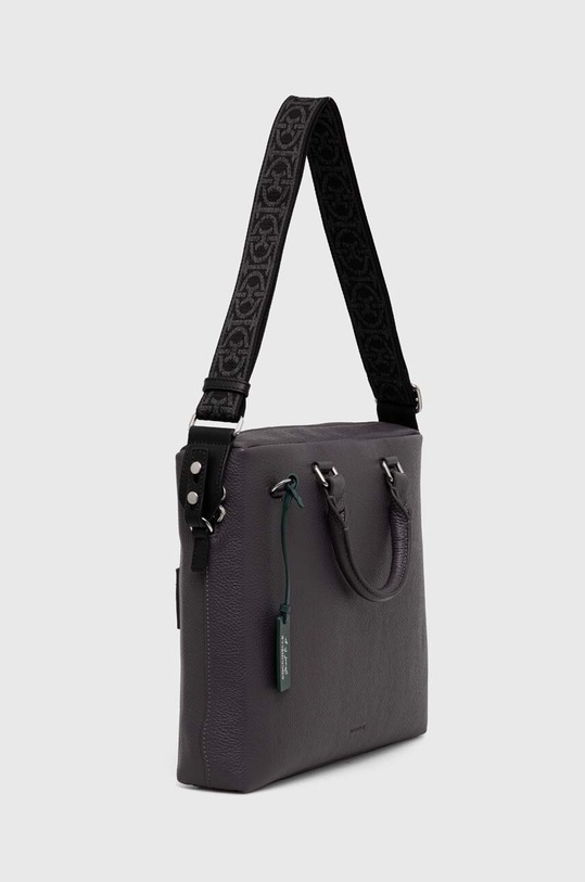 Coccinelle torba na laptopa skórzana E1.MUK.91.01.01 szary AW24