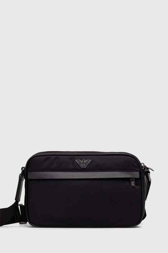 Чанта през рамо Emporio Armani изчистен черен Y4M390.Y217J