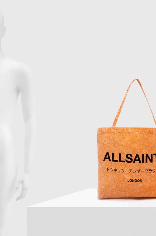 AllSaints torba bawełniana UNDERGROUND ACI TOTE MB530Y