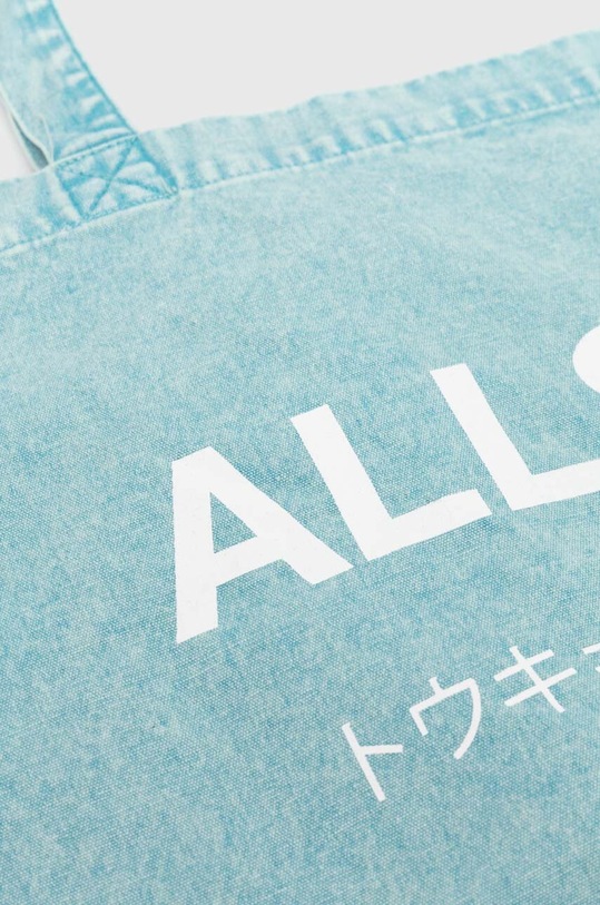 AllSaints torba bawełniana MB530Y niebieski