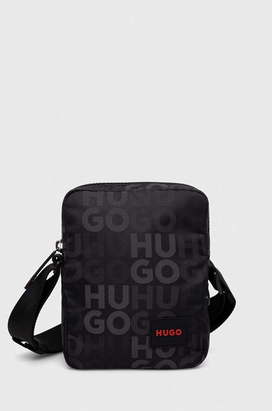 Malá taška HUGO vzorovaný čierna 50504099