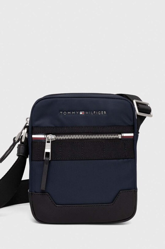 Сумка Tommy Hilfiger гладкий темно-синій AM0AM11575