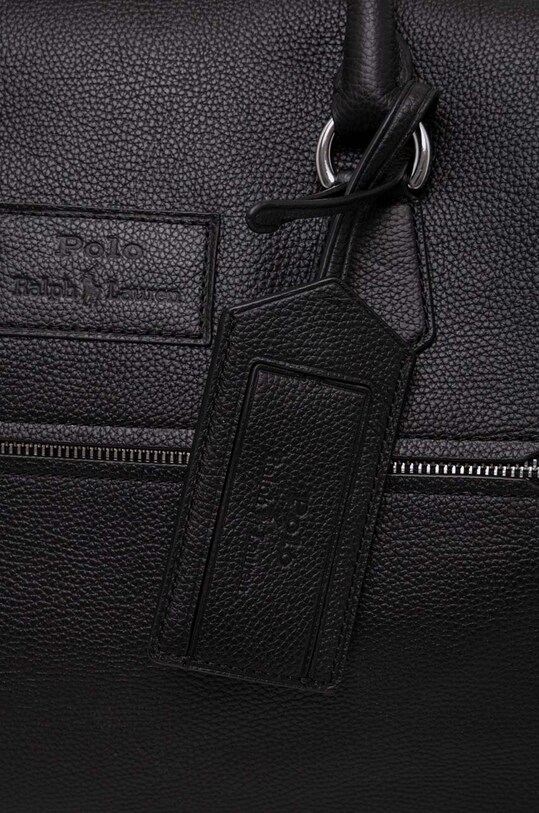 Akcesoria Polo Ralph Lauren torba skórzana 405914163 czarny