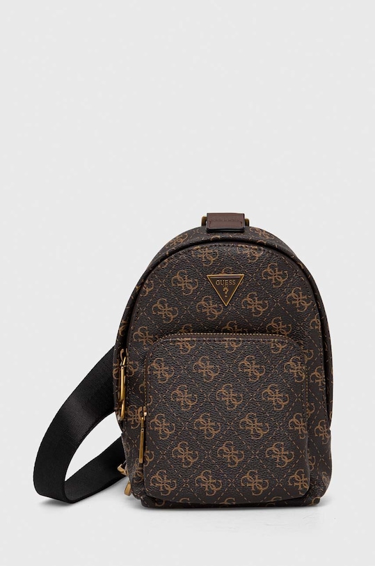 Guess saszetka VEZZOLA nie mieści A4 brązowy HMEVZL.P3468