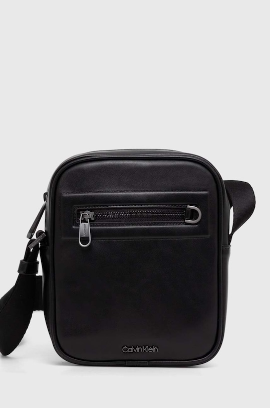 Calvin Klein saszetka nie mieści A4 czarny K50K511190