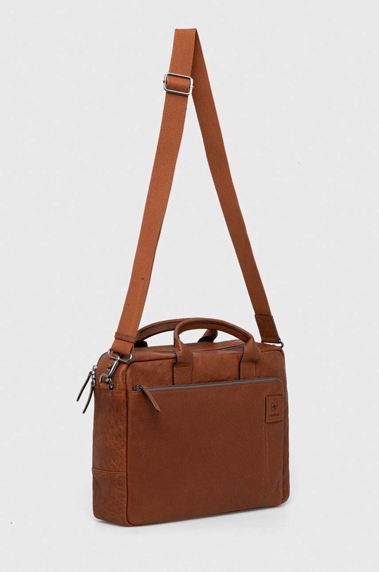 Strellson torba skórzana 4010002765.703 brązowy AW23