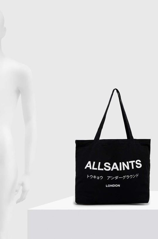 Βαμβακερή τσάντα AllSaints UNDERGROUND TOTE MB540X