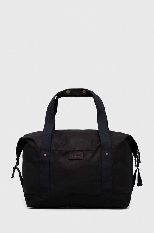 Τσάντα Barbour Essential Wax Holdall υφασμάτινο σκούρο μπλε UBA0567