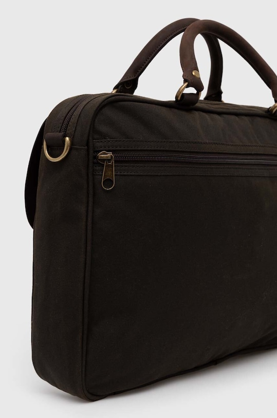Barbour borsa Wax Leather Briefcase UBA0004 verde AW23