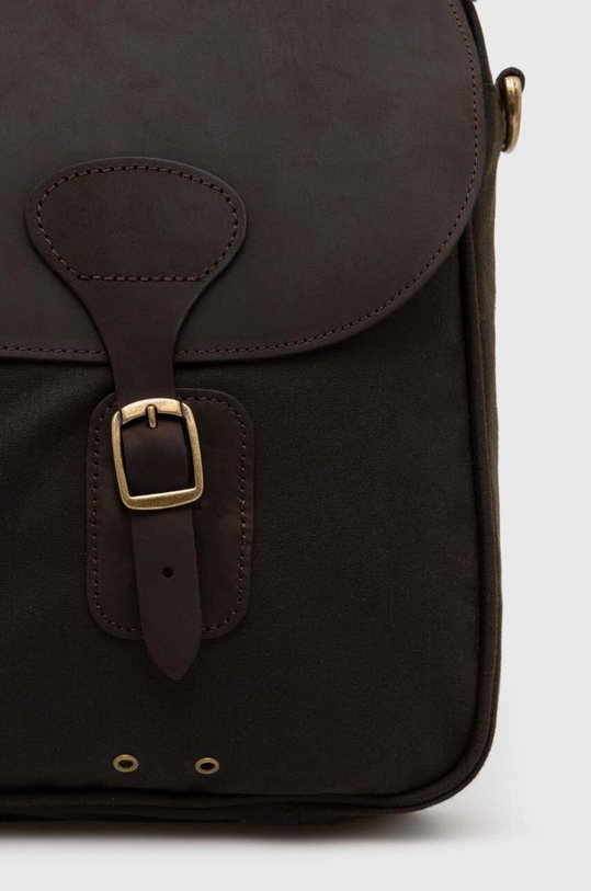 Akcesoria Barbour torba Wax Leather Briefcase UBA0004 zielony