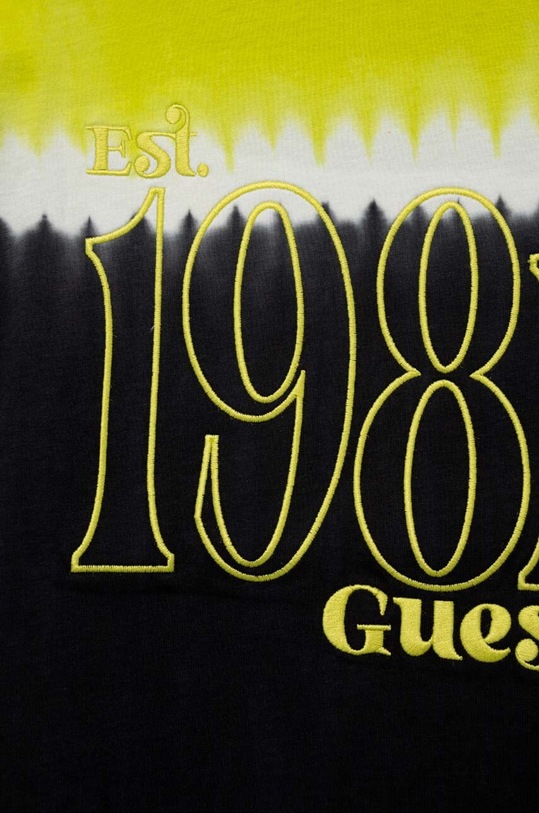 Chłopiec Guess t-shirt bawełniany dziecięcy L3YI18.K8HM3.9BYX zielony