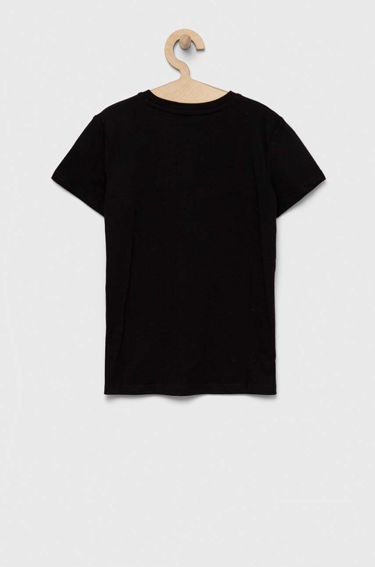 Guess t-shirt bawełniany dziecięcy L3YI20.K8HM4.9BYX czarny AW23