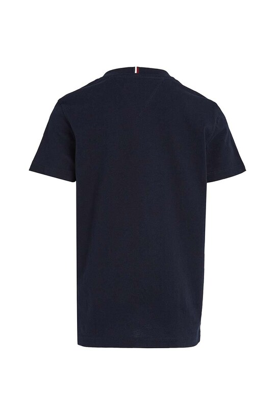 Chłopiec Tommy Hilfiger t-shirt bawełniany dziecięcy KB0KB08333.74.122.9BYX granatowy